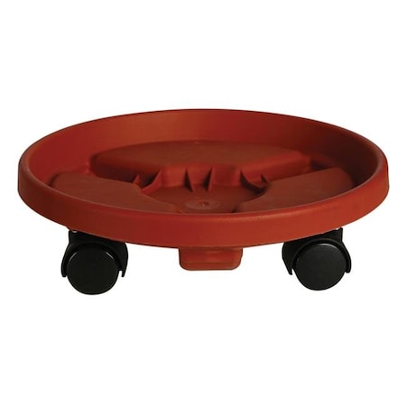 Bbq Innovations 14 in. Round Plant Caddie Saucer; Terra Cotta BB621093